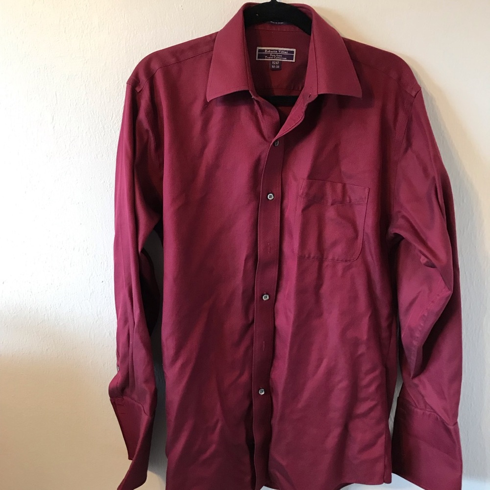 Roberto Villini Travel Dress Shirt French Cuffs